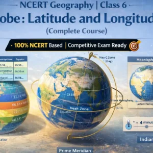 NCERT Geography | Class 6 | Globe : Latitude and Longitude (Complete Course)