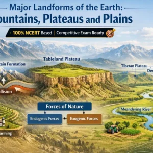 NCERT Geography | Class 6 | Major Landforms of the Earth: Mountains, Plateaus and Plains (Complete Course)