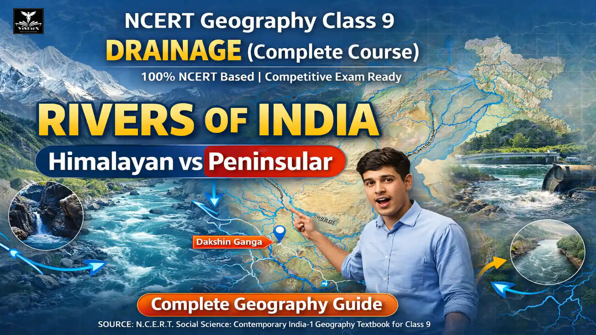 Home 3 NCERT भूगोल | कक्षा 9 | अपवाह (Complete Course) | ViStarX